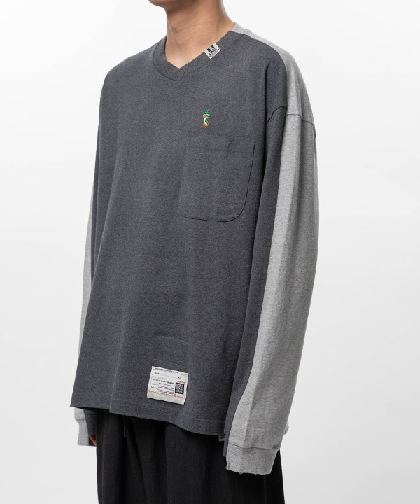 Front Back Combined Long Sleeve T-shirt