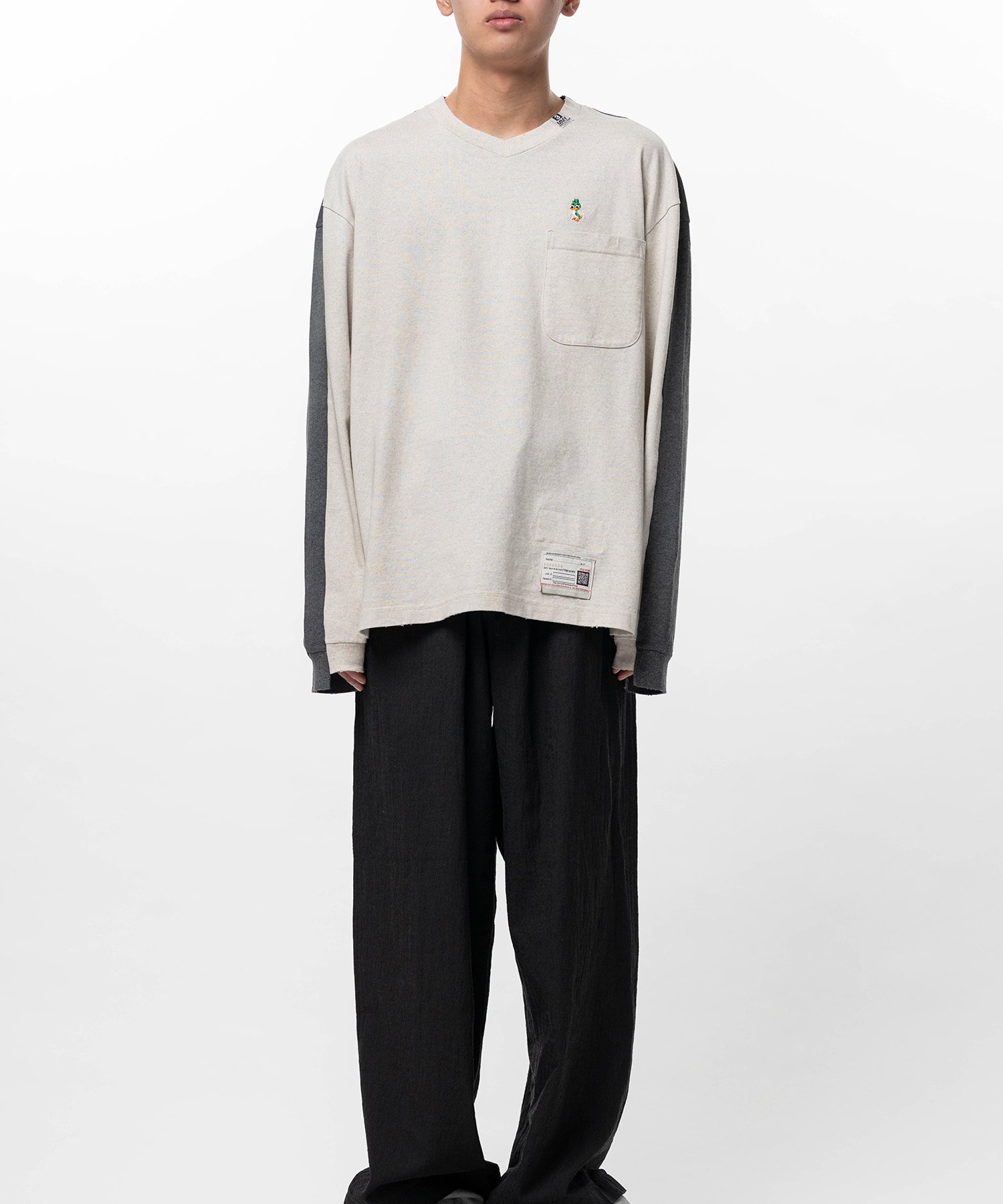 Front Back Combined Long Sleeve T-shirt