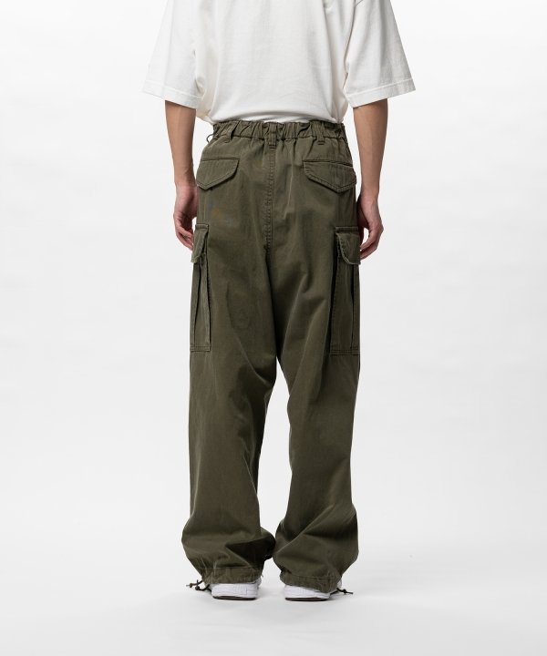 Front Back Combined Denim Pants