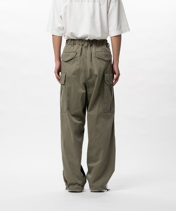 Front Back Combined Denim Pants