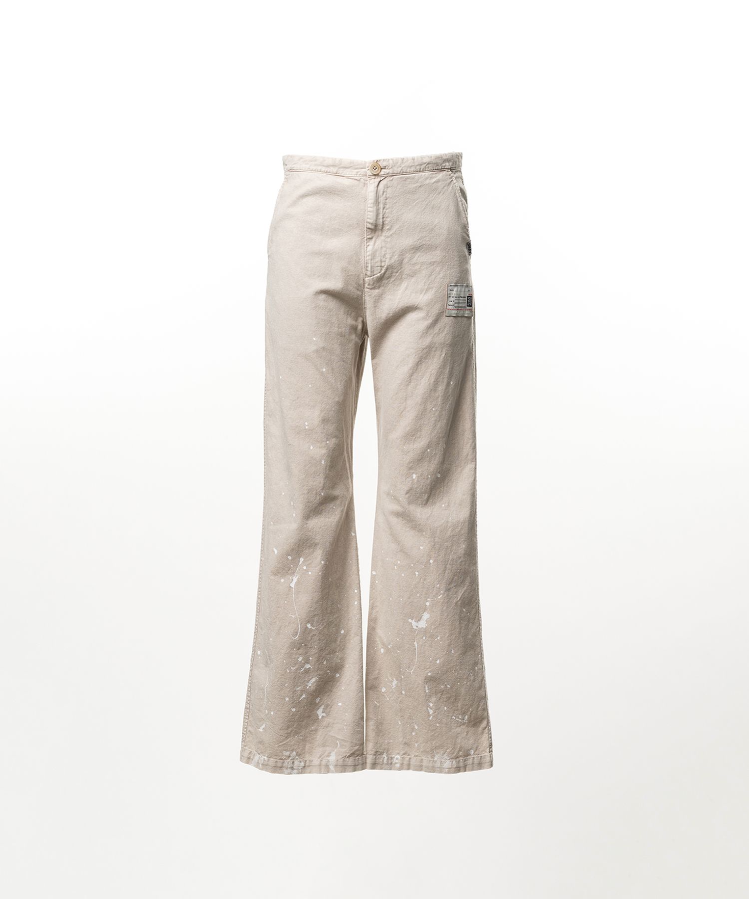 Distressed Cotton Linen Pants
