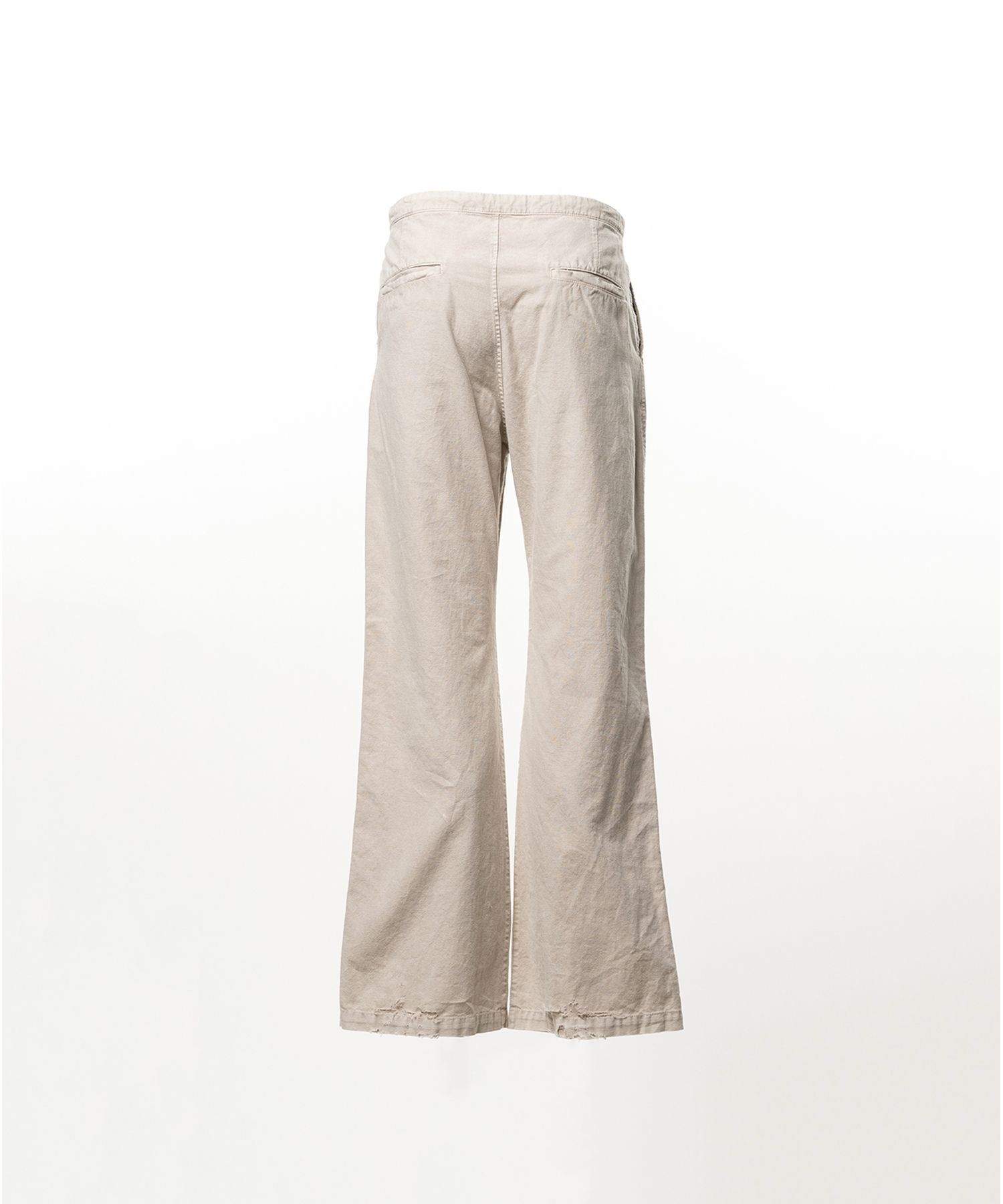 Distressed Cotton Linen Pants