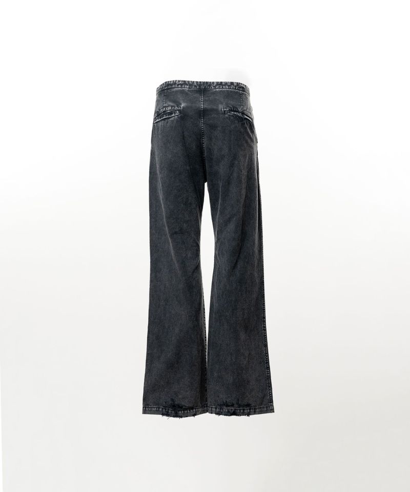 Distressed Cotton Linen Pants
