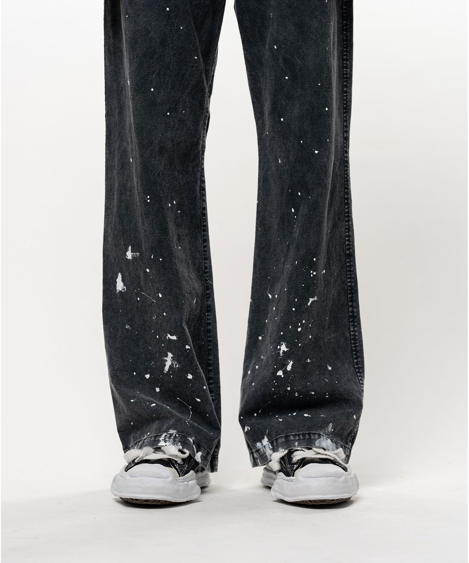 Distressed Cotton Linen Pants