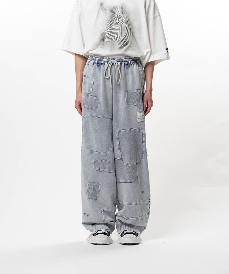 Bleached Repair Sweat Pants