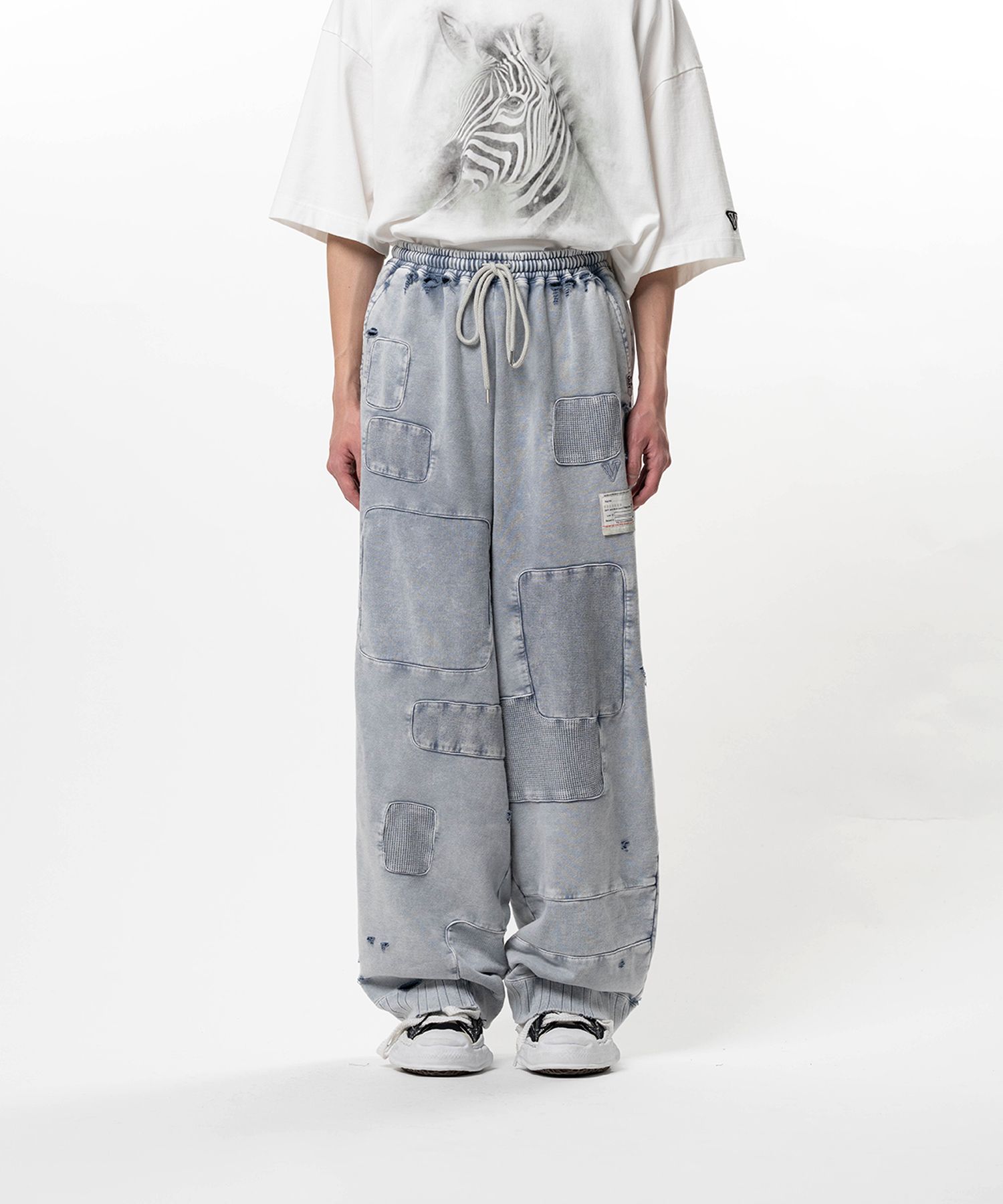 Bleached Repair Sweat Pants