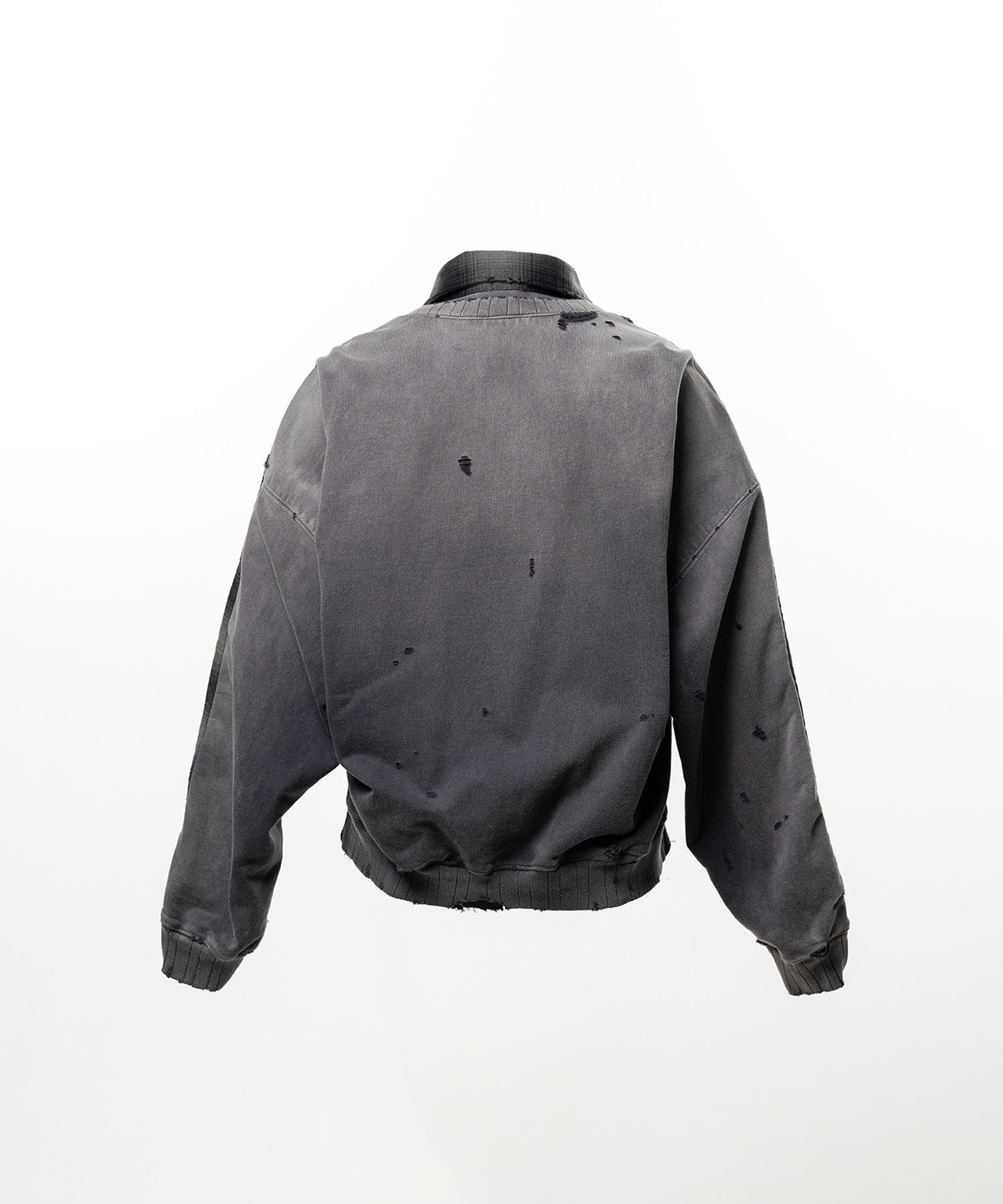 Front Back Combined Check Shirt