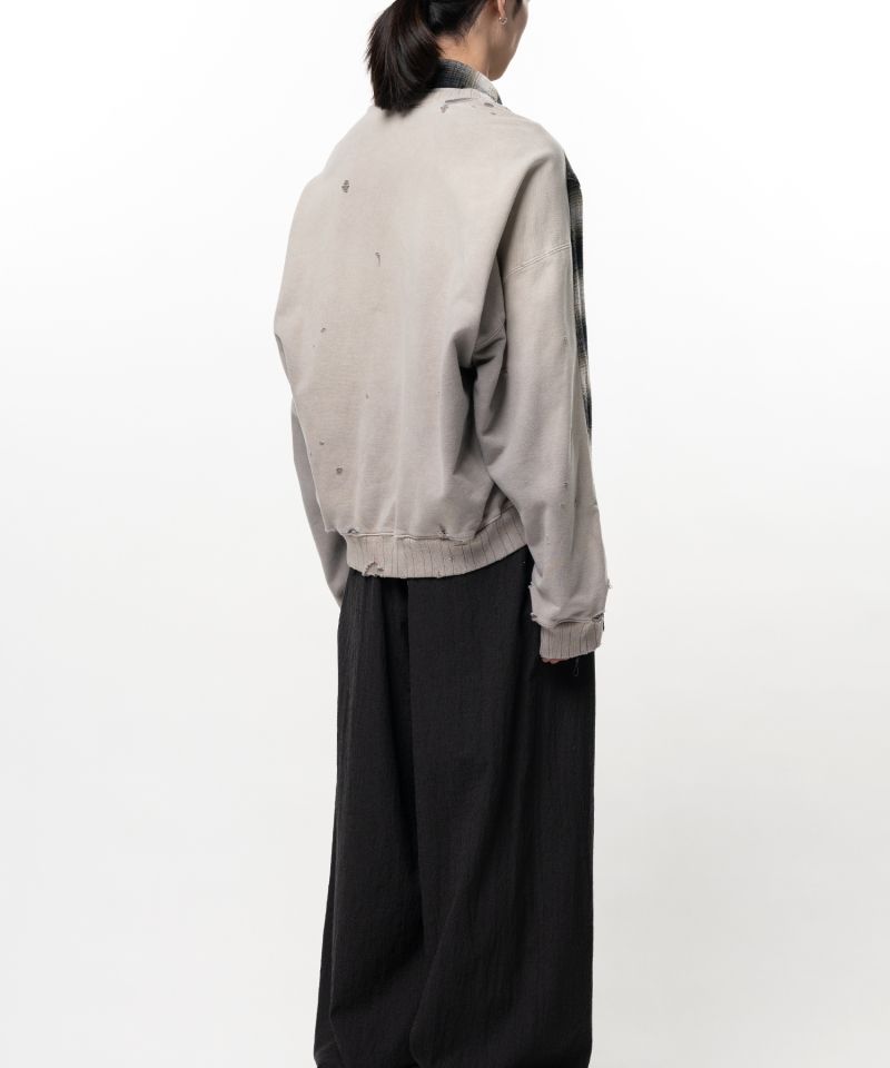 Front Back Combined Check Shirt