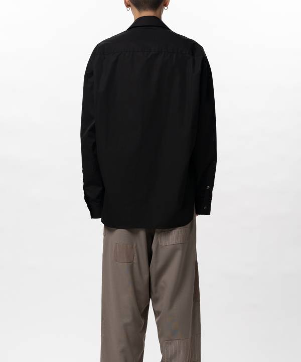 Front Layered Stripe Shirt