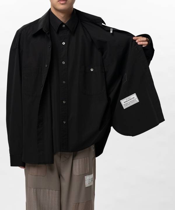 Front Layered Stripe Shirt