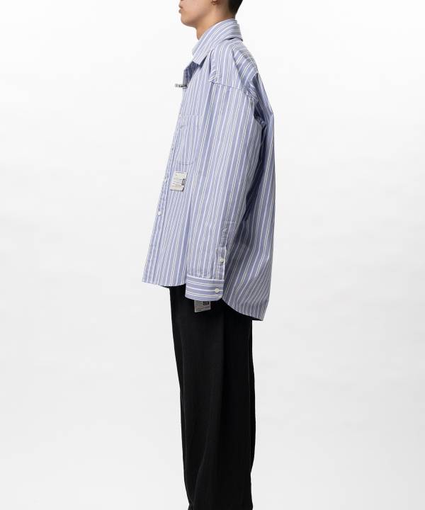 Front Layered Stripe Shirt