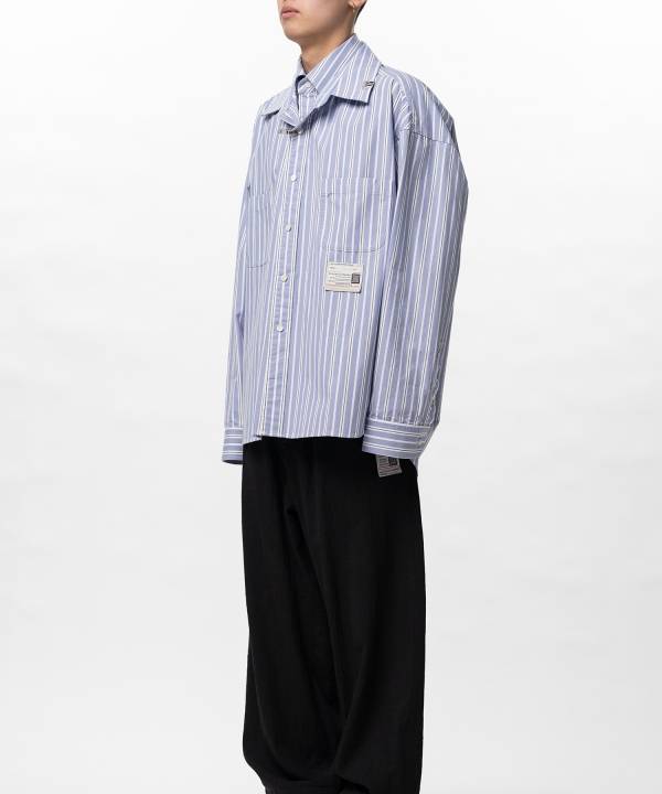 Front Layered Stripe Shirt