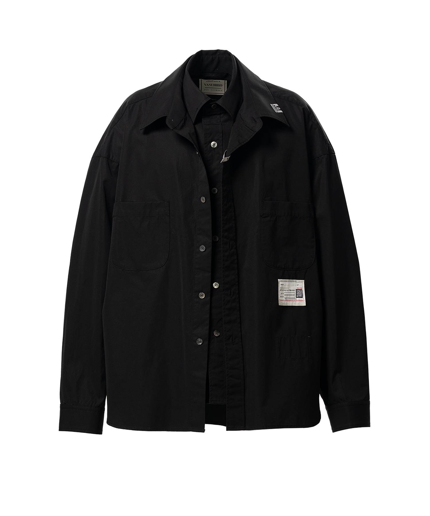 Front Layered Stripe Shirt