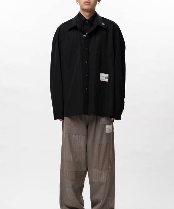 Front Layered Stripe Shirt