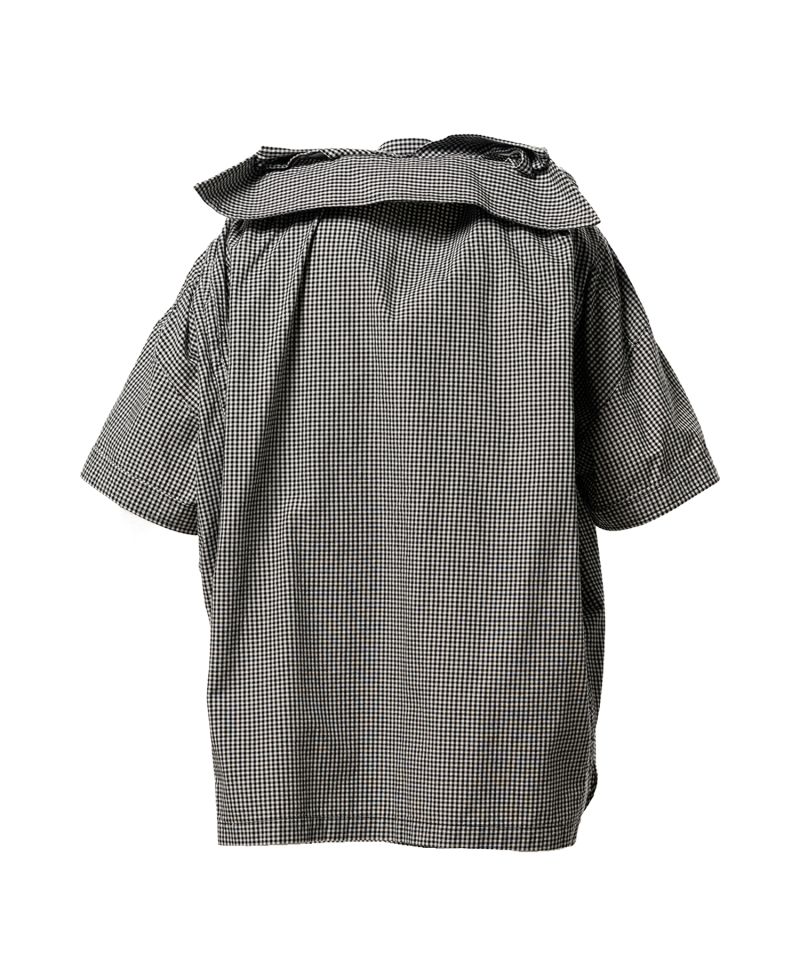 Sleeve Layered Check Shirt