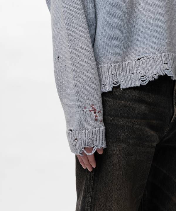 Strawberry Jacquard Knit Sweater