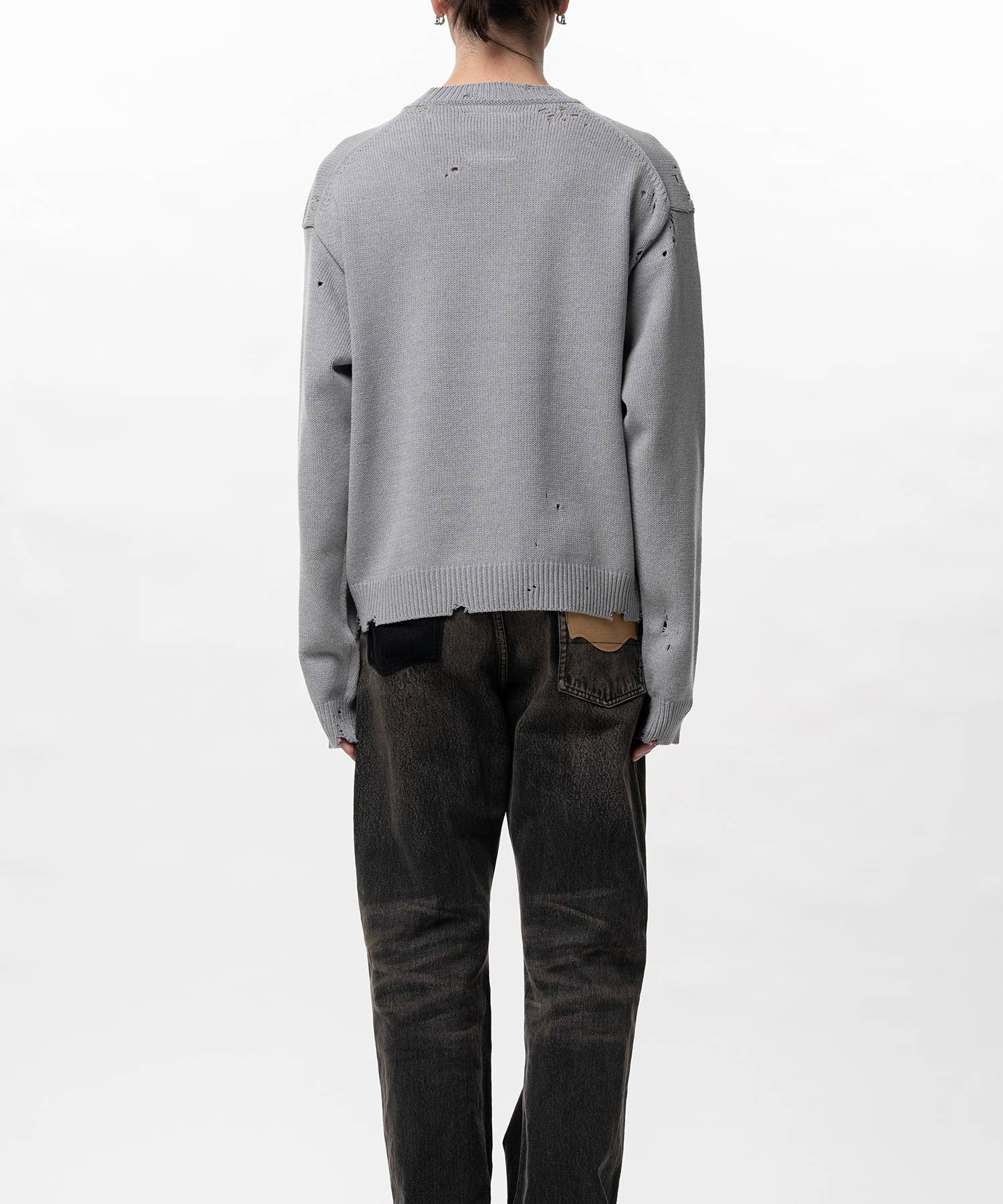 Message Jacquard Knit Sweater