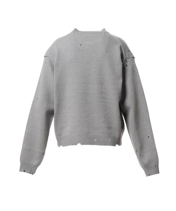 Message Jacquard Knit Sweater