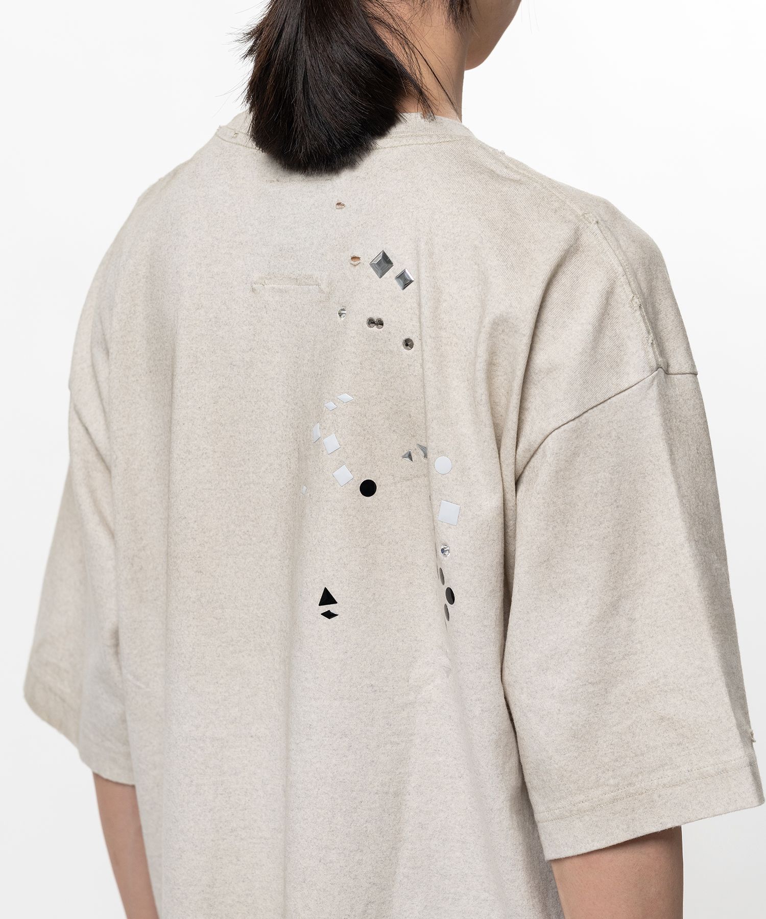 Embellished Sticker T-shirt