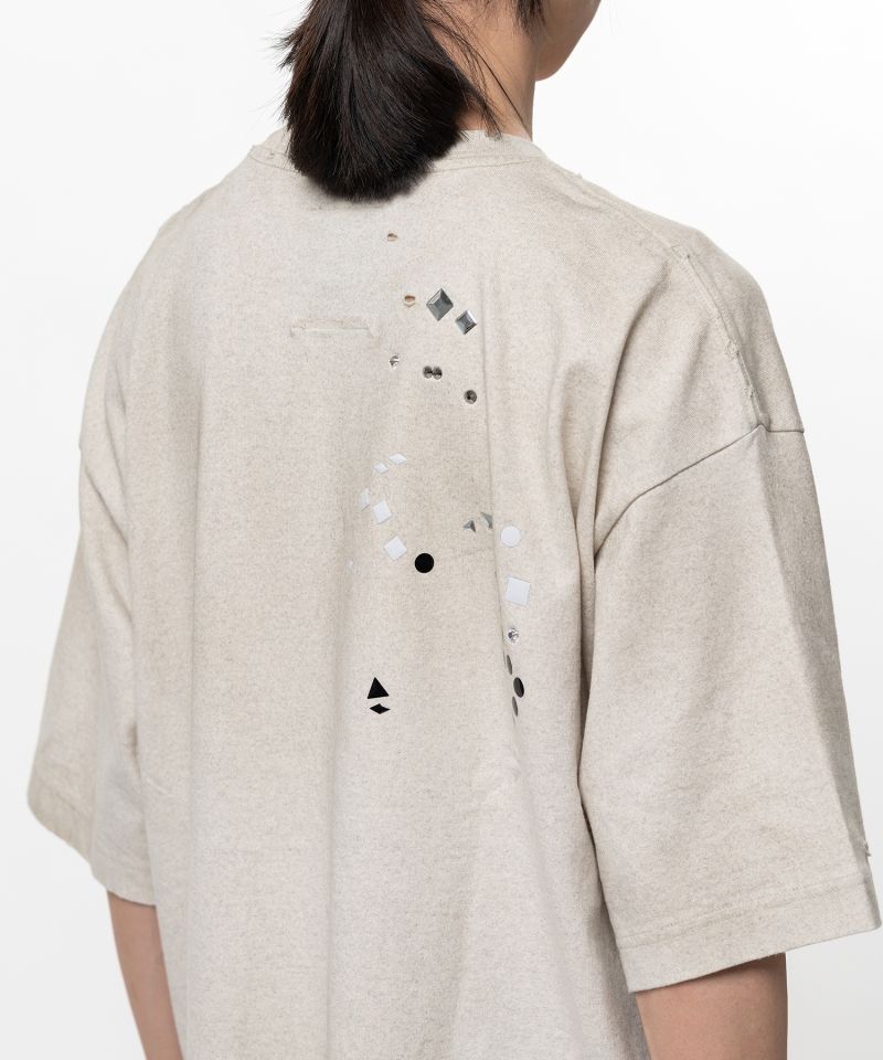 Embellished Sticker T-shirt