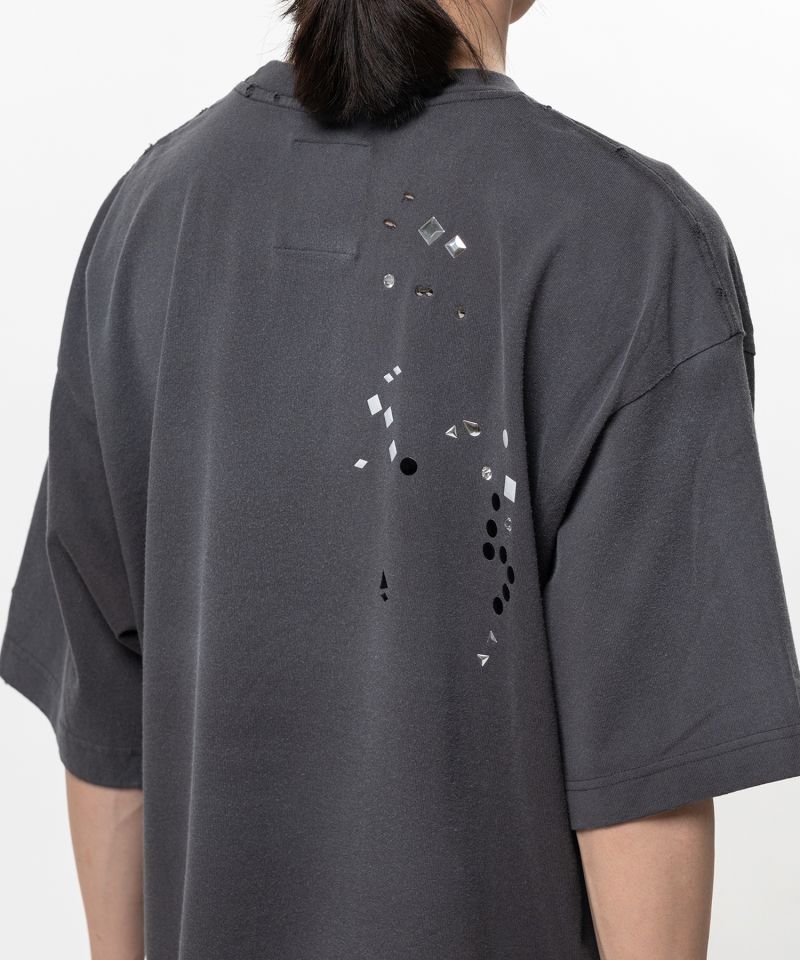 Embellished Sticker T-shirt