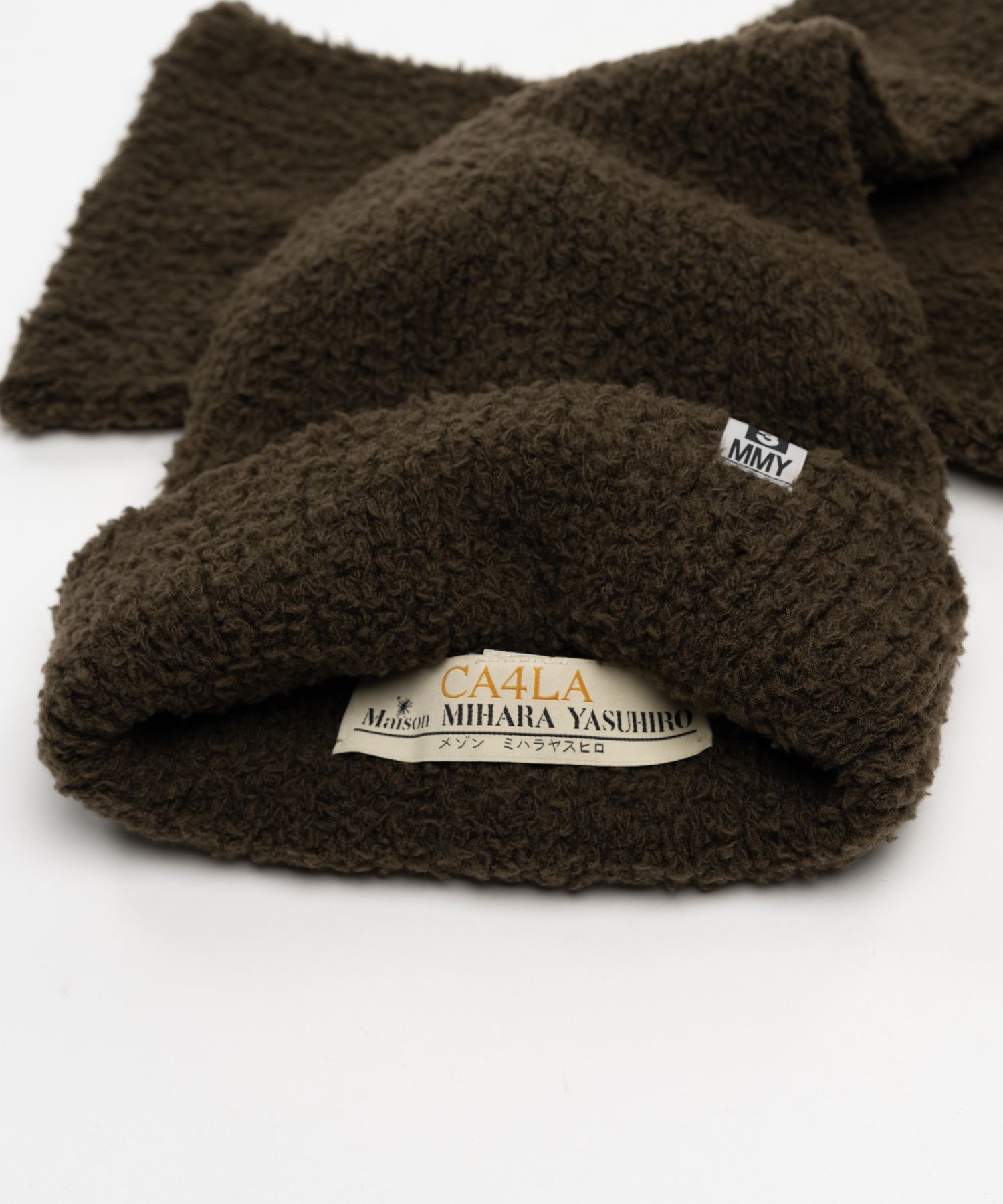 Scarf Detail Knit Cap