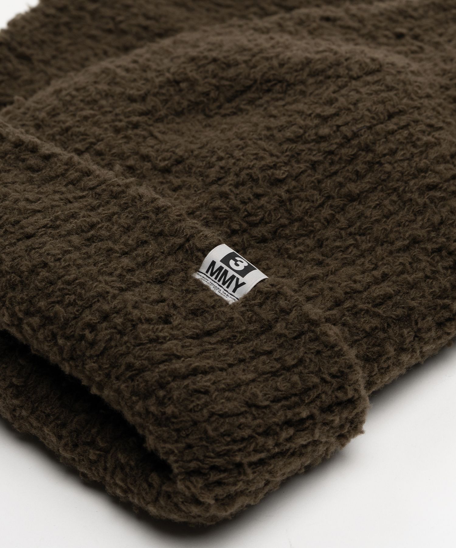 Scarf Detail Knit Cap