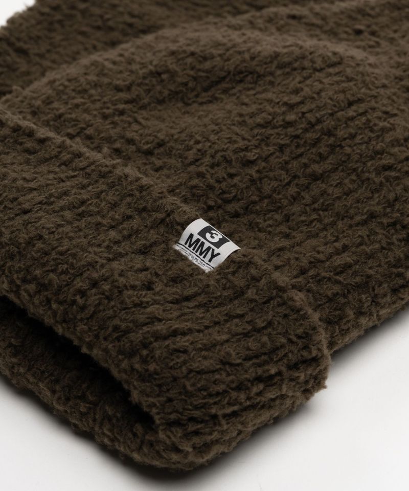Scarf Detail Knit Cap
