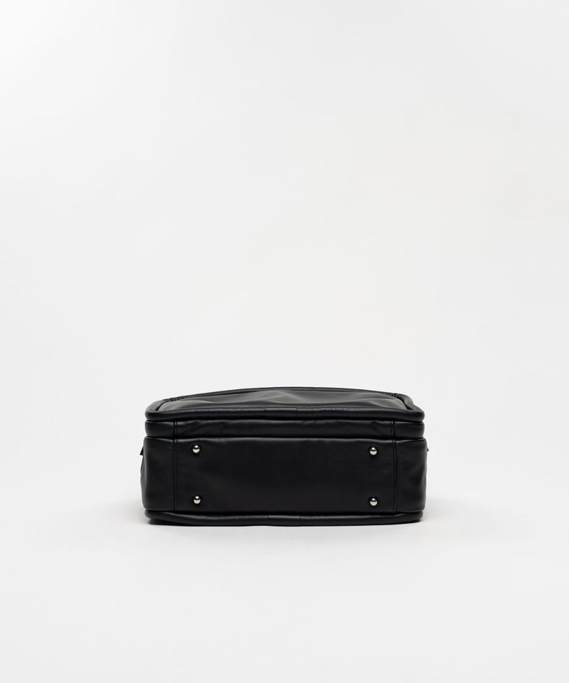 "TOY" Soft Serve Handle Square Leather Pocket Bag