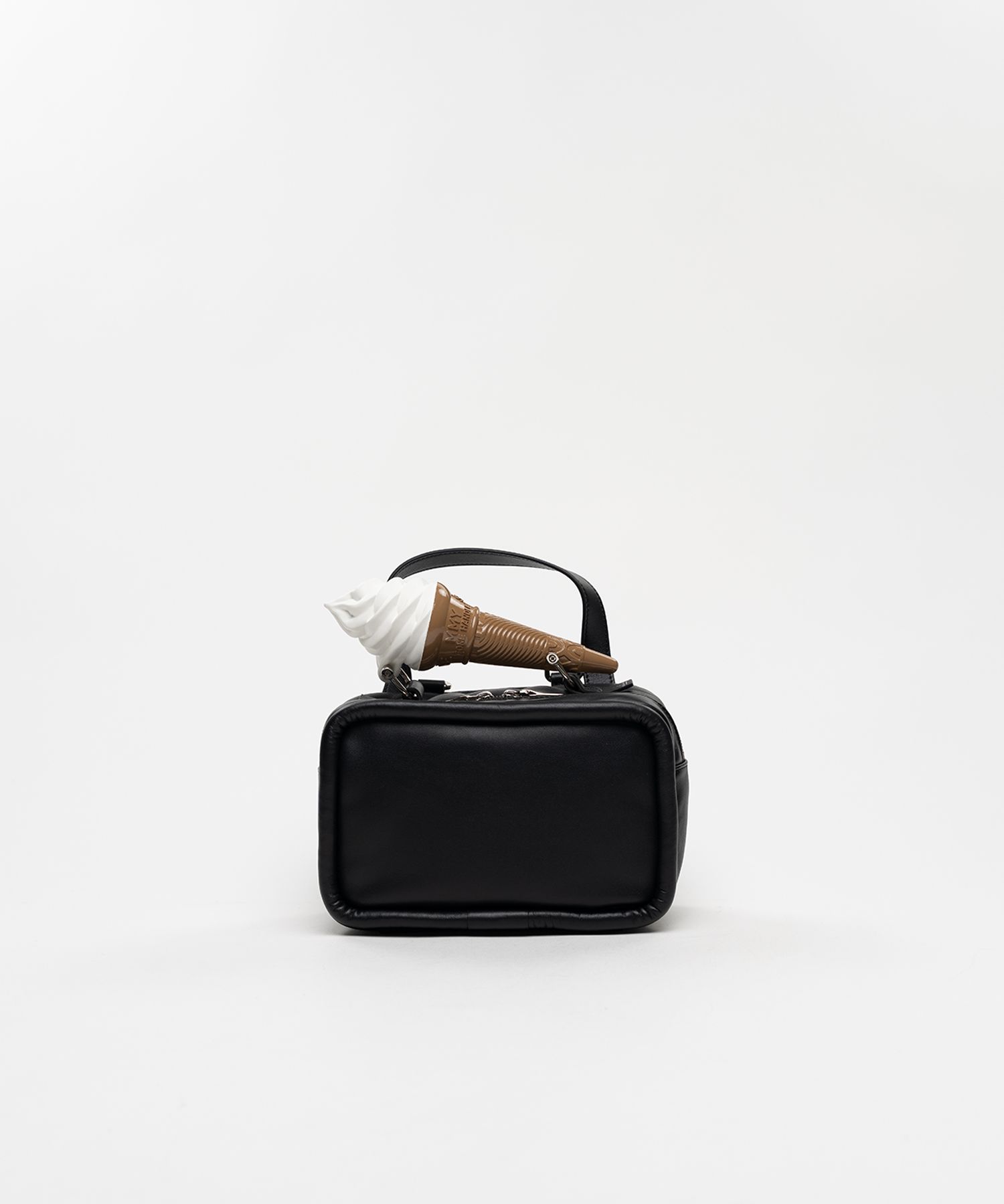 "TOY" Soft Serve Handle Square Leather Mini Bag