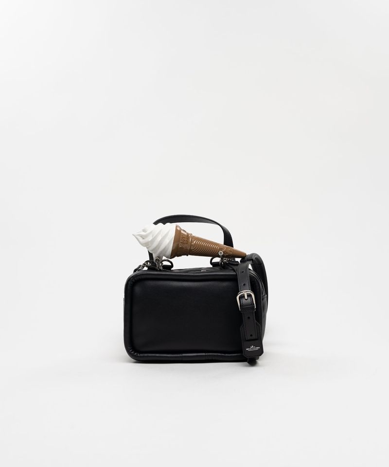 "TOY" Soft Serve Handle Square Leather Mini Bag