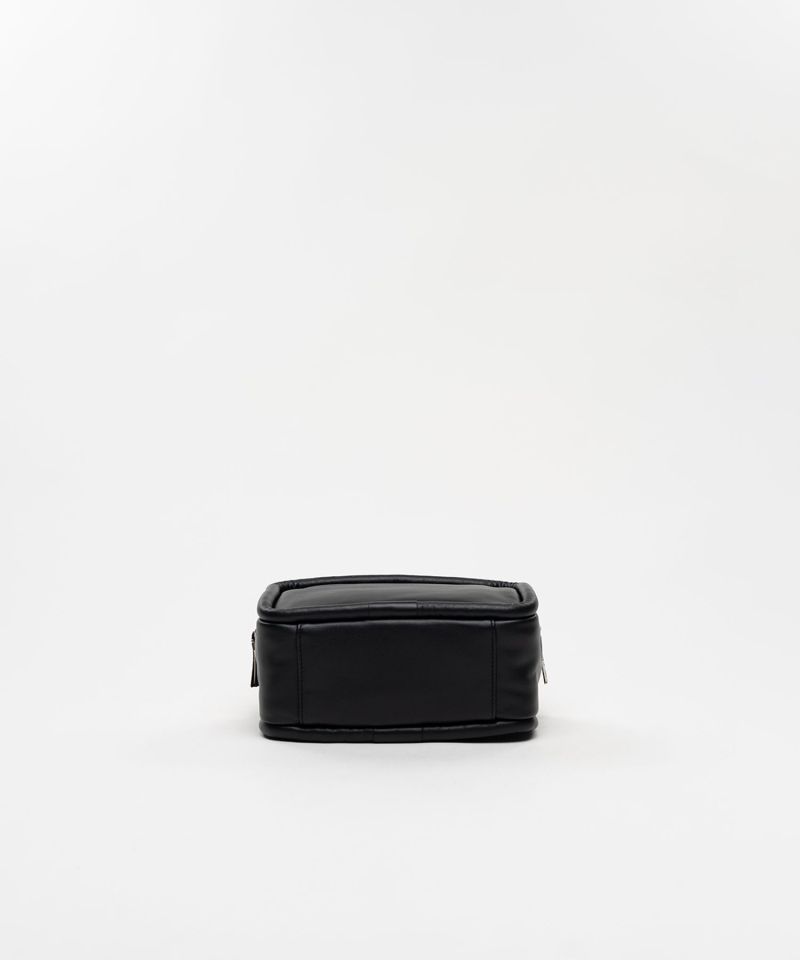 "TOY" Banana Handle Square Leather Mini Bag