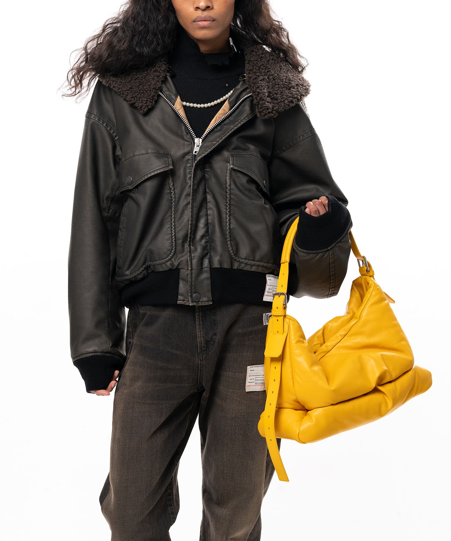 "PUCKER" Puffer Hobo Bag