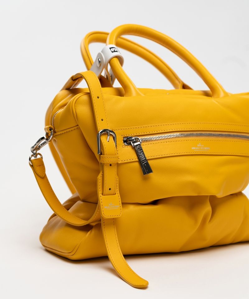 "PUCKER" Puffer Square Bag