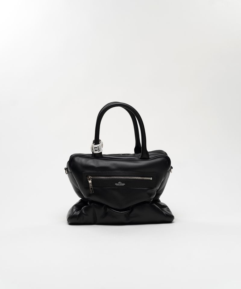 "PUCKER" Puffer Square Bag
