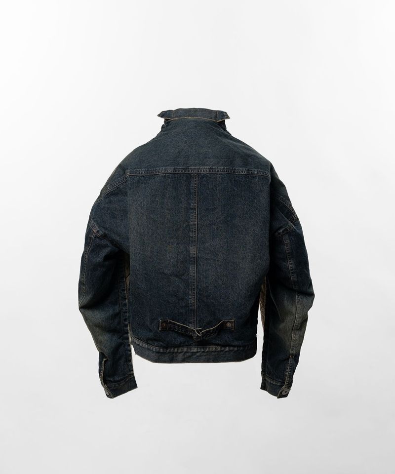Combined Quilt Denim Jacket