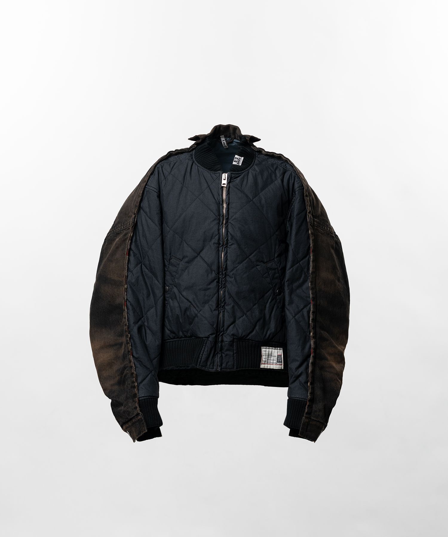 Combined Quilt Denim Jacket