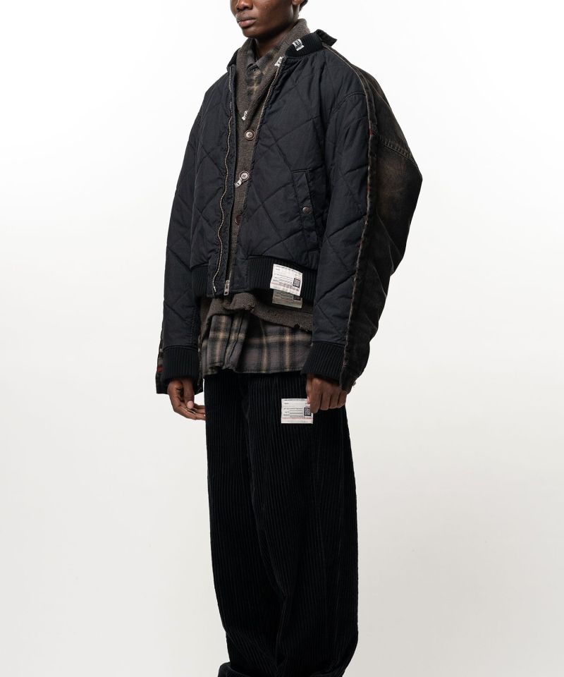 Combined Quilt Denim Jacket