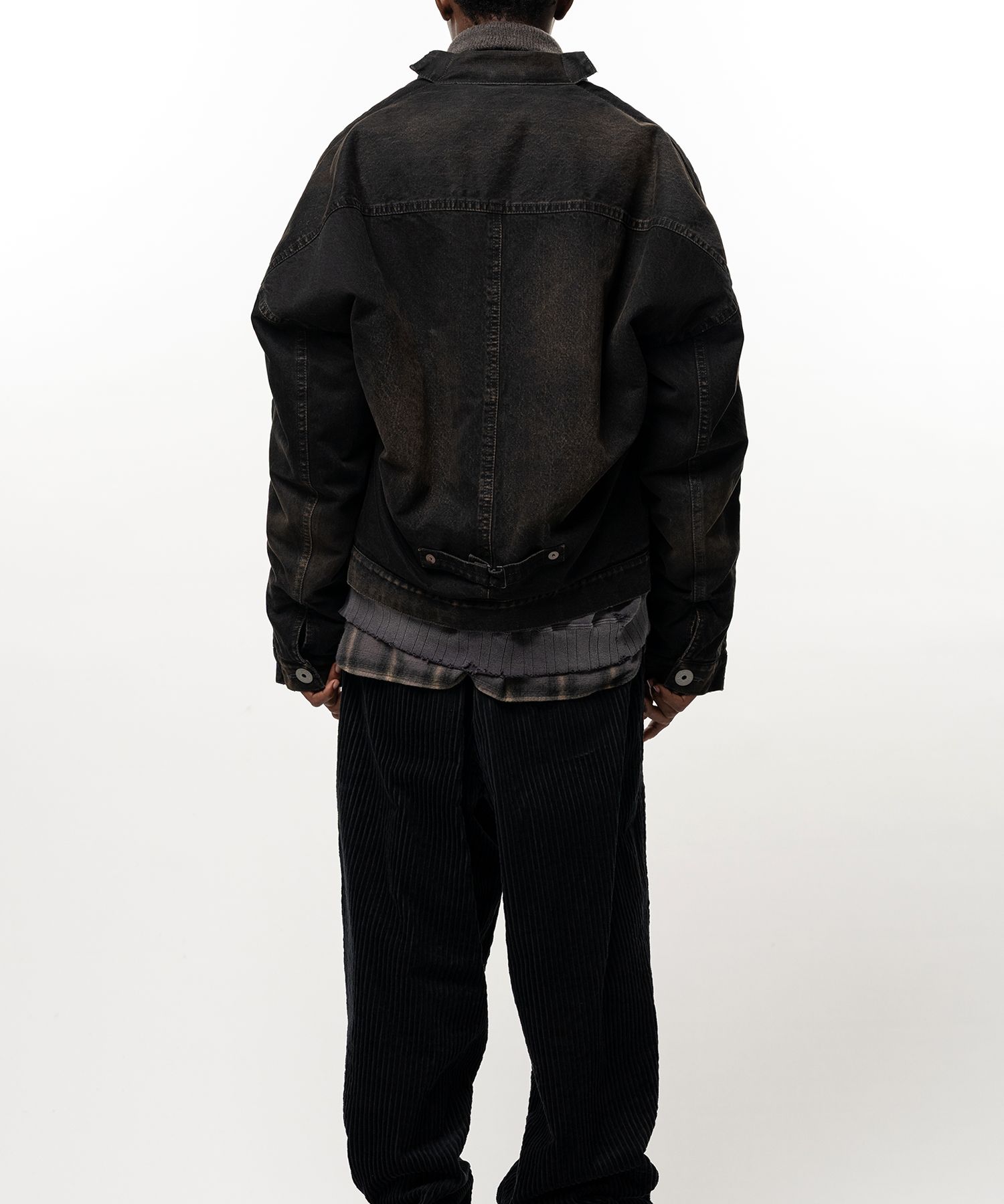 Combined Quilt Denim Jacket