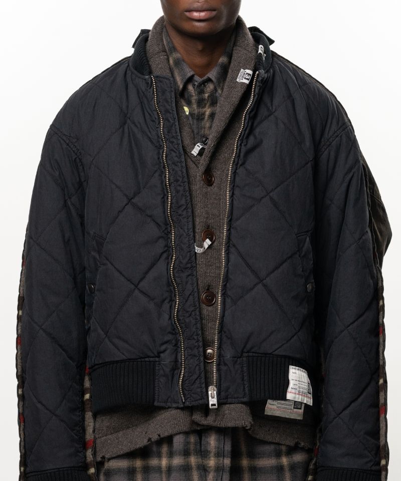 Combined Quilt Denim Jacket