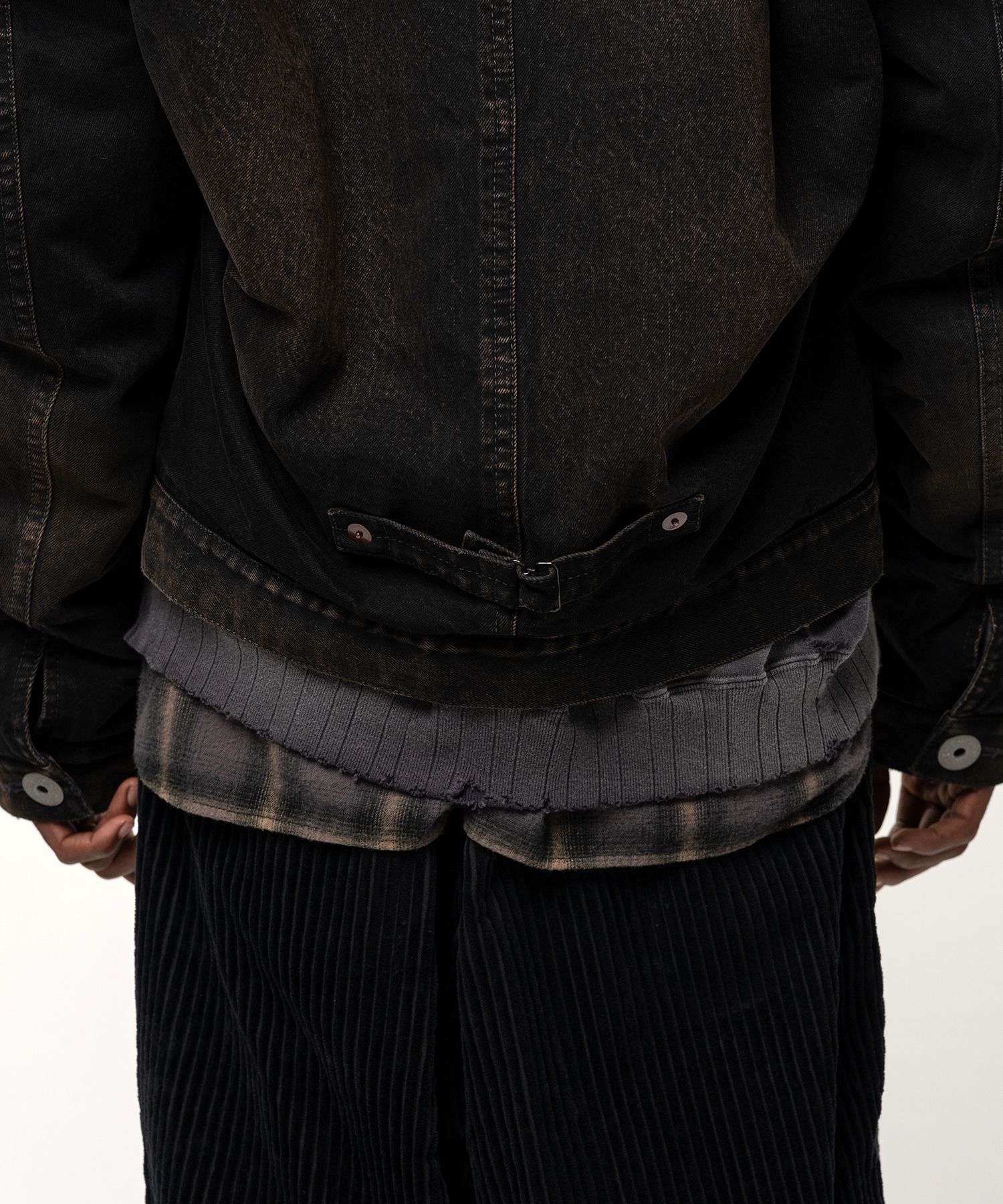 Combined Quilt Denim Jacket
