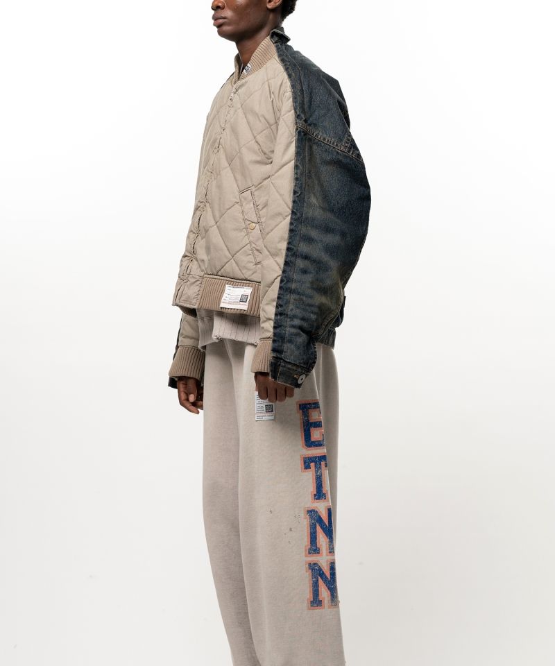 Combined Quilt Denim Jacket