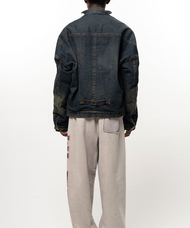 Combined Quilt Denim Jacket
