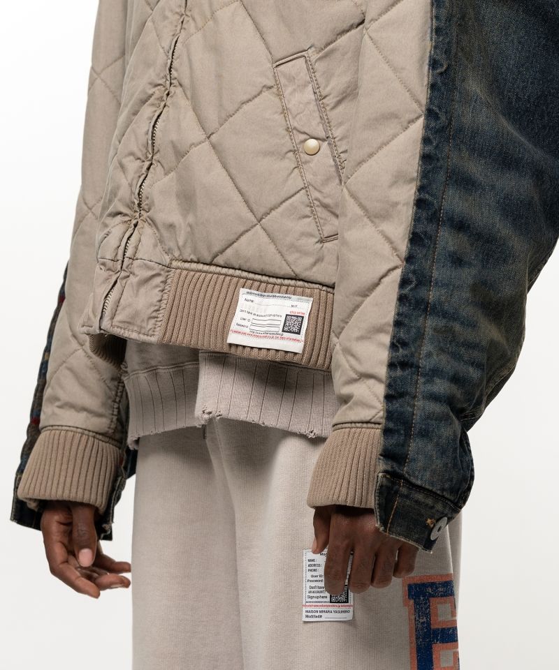 Combined Quilt Denim Jacket