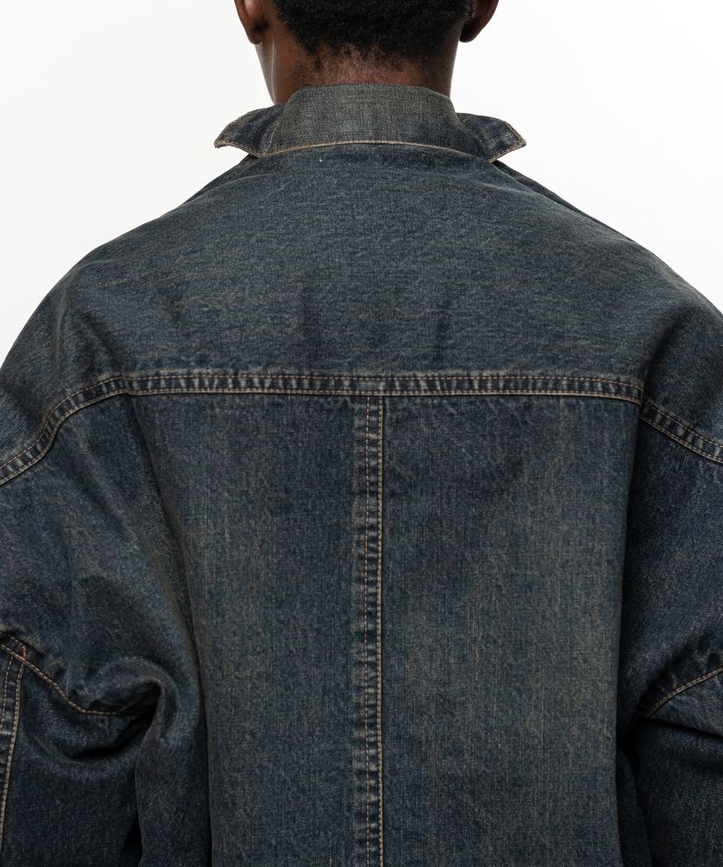 Combined Quilt Denim Jacket