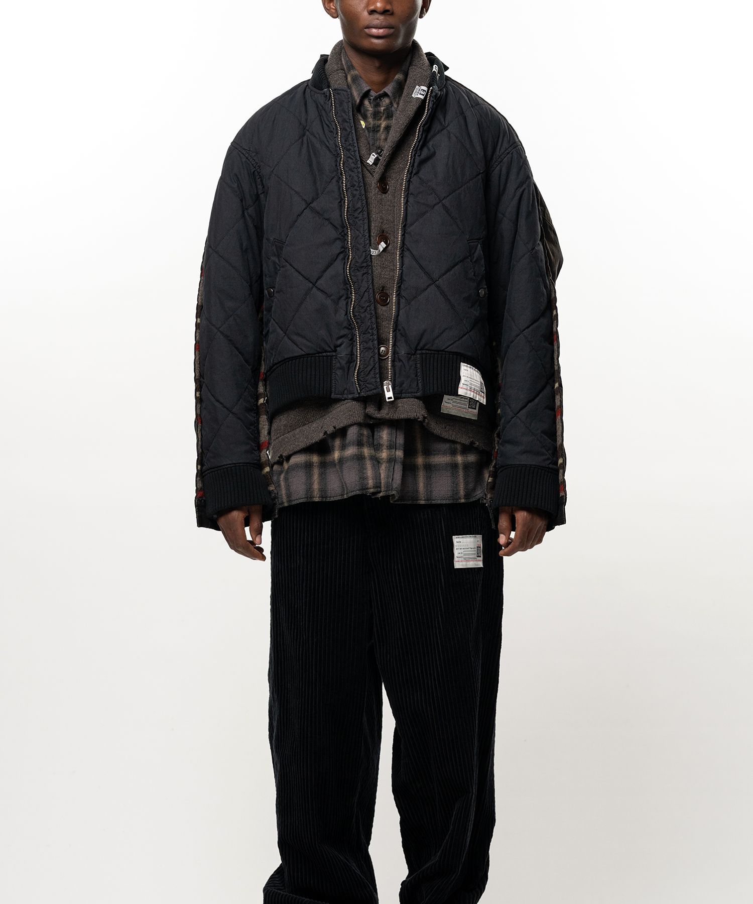 Combined Quilt Denim Jacket