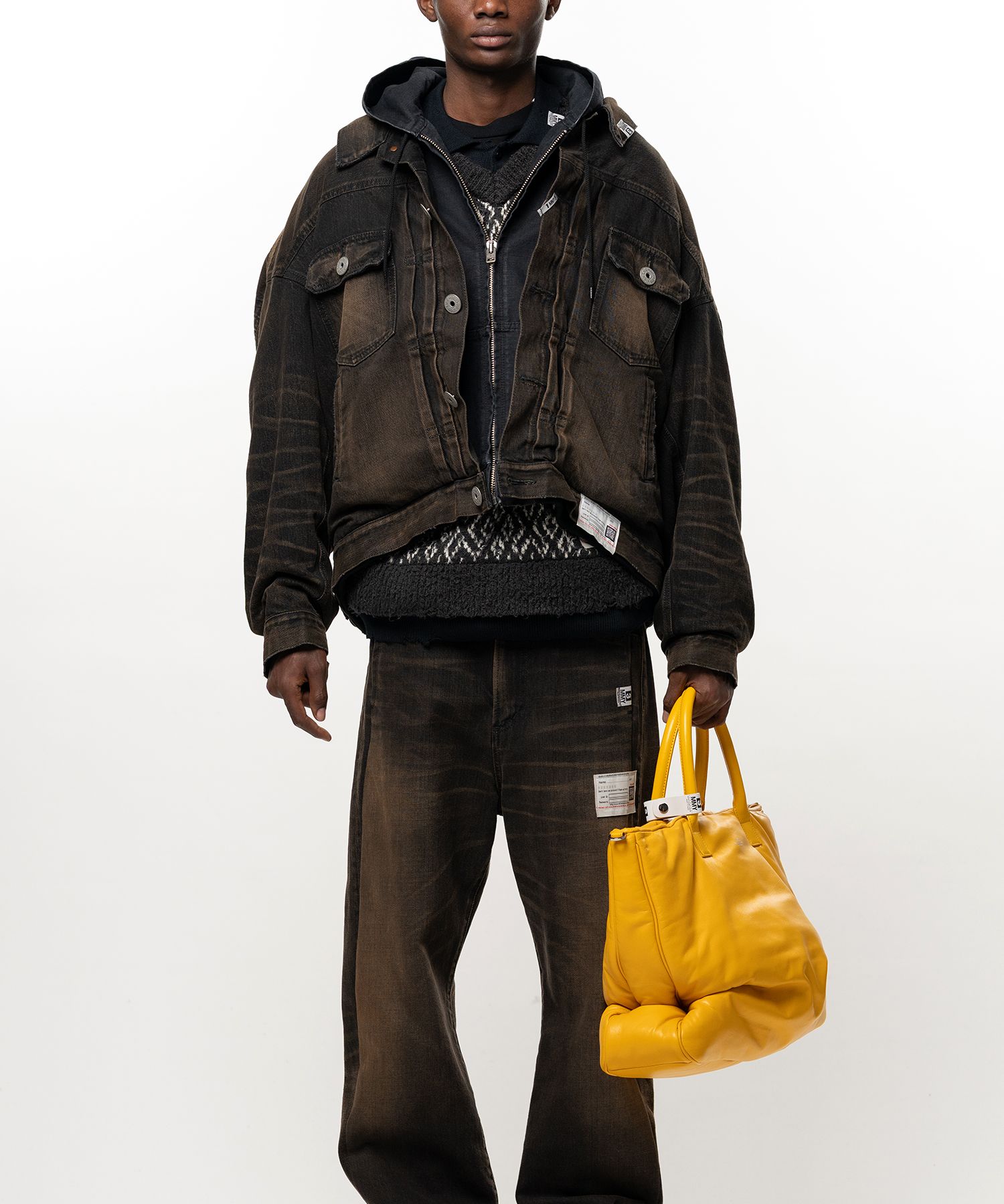 Shifted Layer Denim Jacket