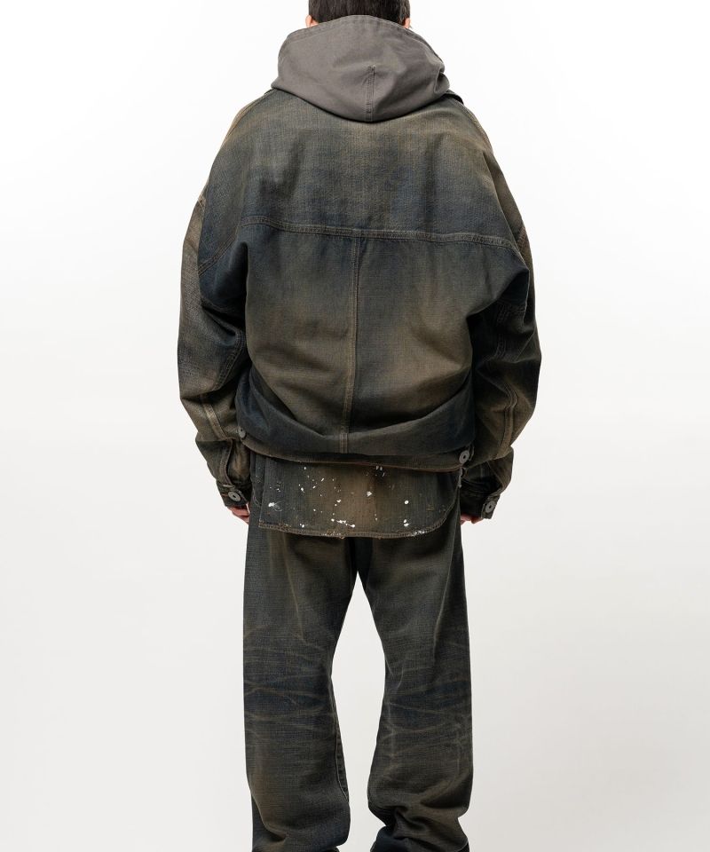 Shifted Layer Denim Jacket