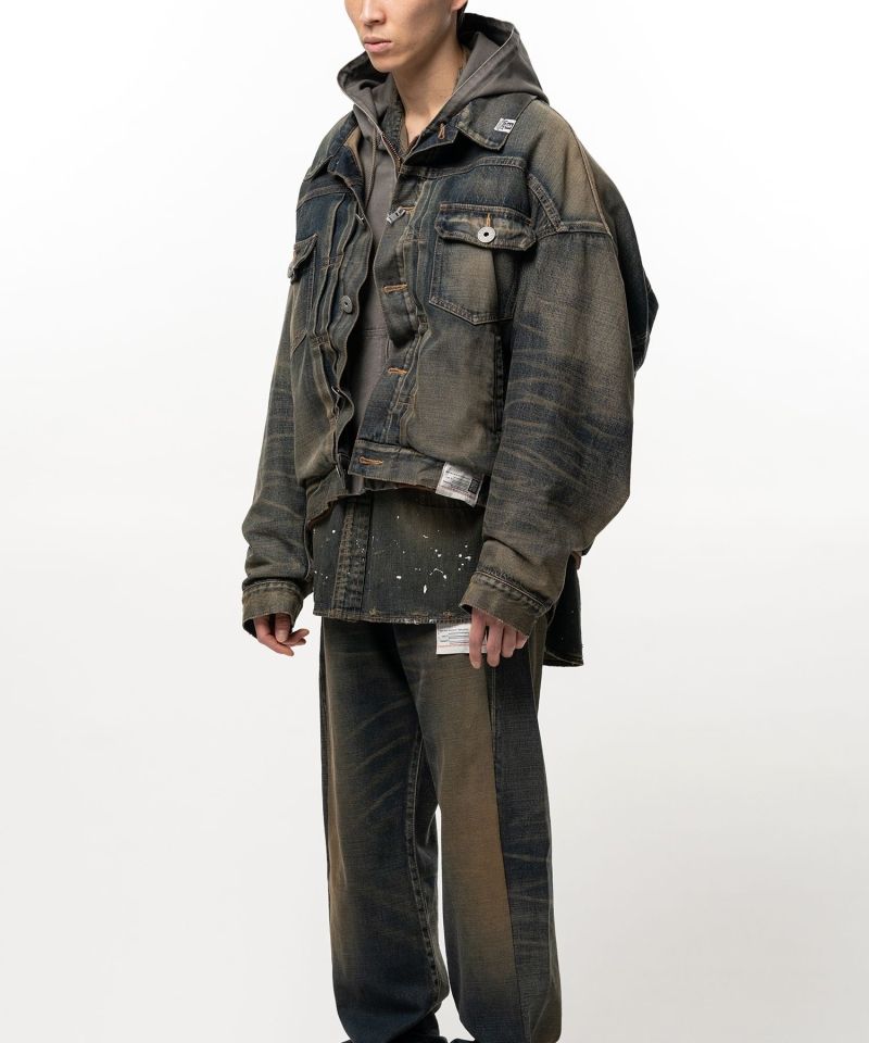 Shifted Layer Denim Jacket