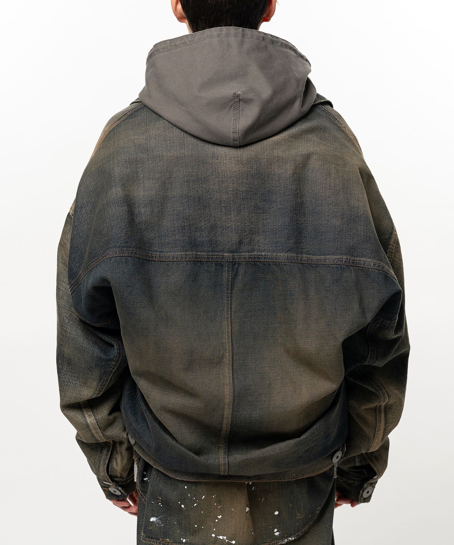 Shifted Layer Denim Jacket